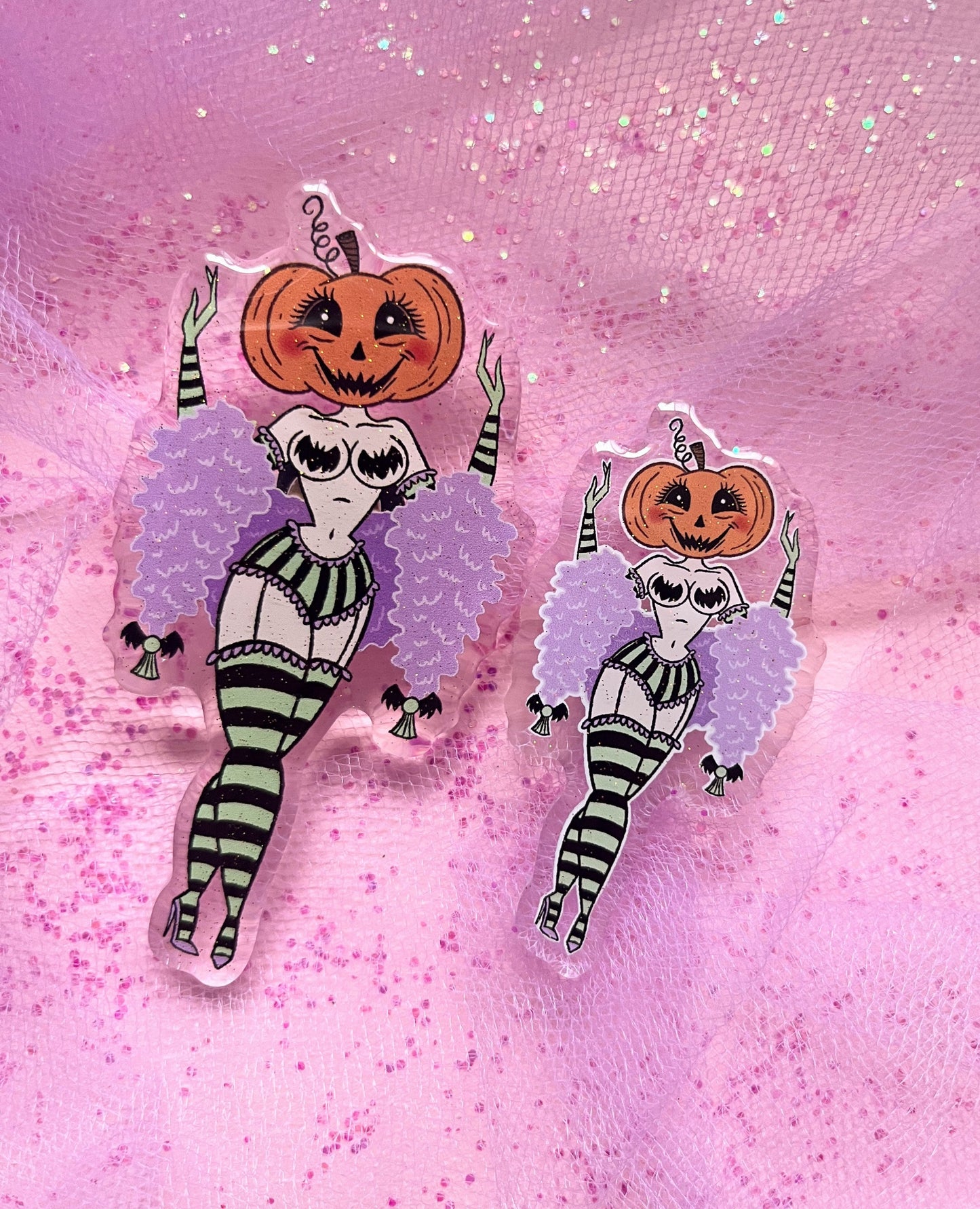 Pumpkin Burlesque Pins